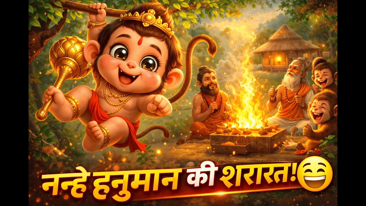 क्या सच में बाल हनुमान अपनी शक्ति भूल गए थे? 😳 | Kids Joy