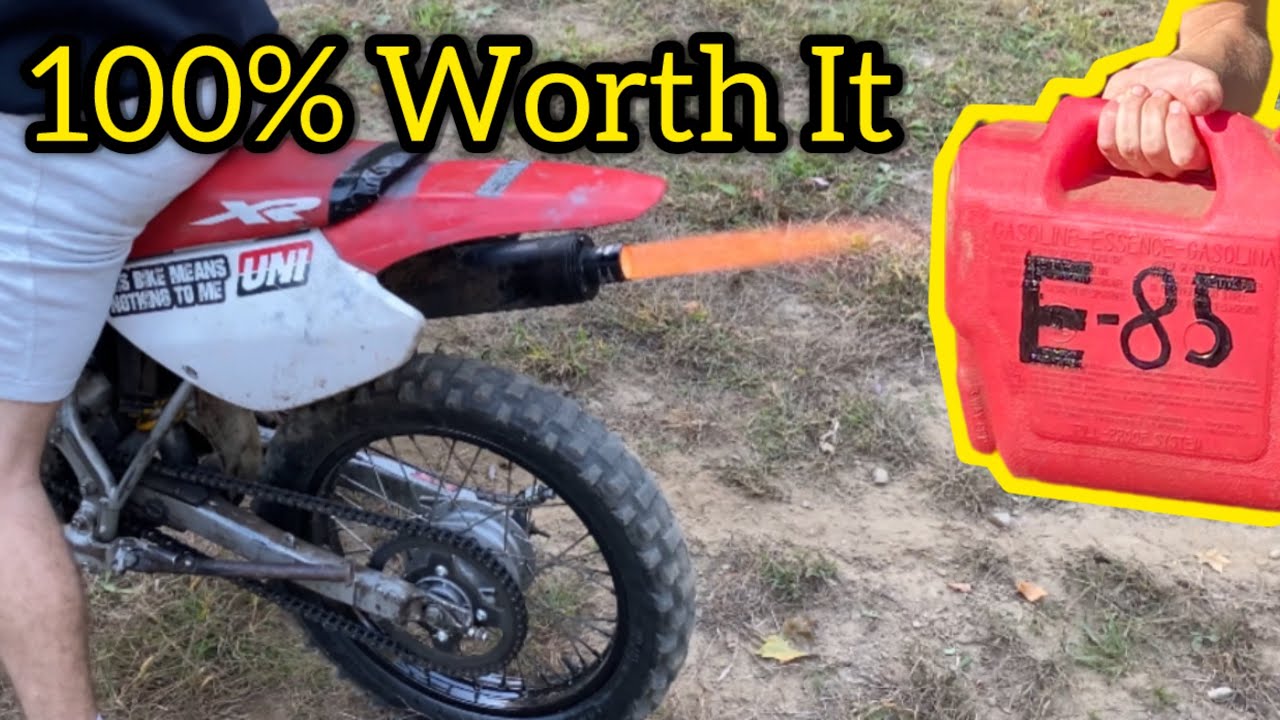 Crf100 On E-85 Fuel ⛽️