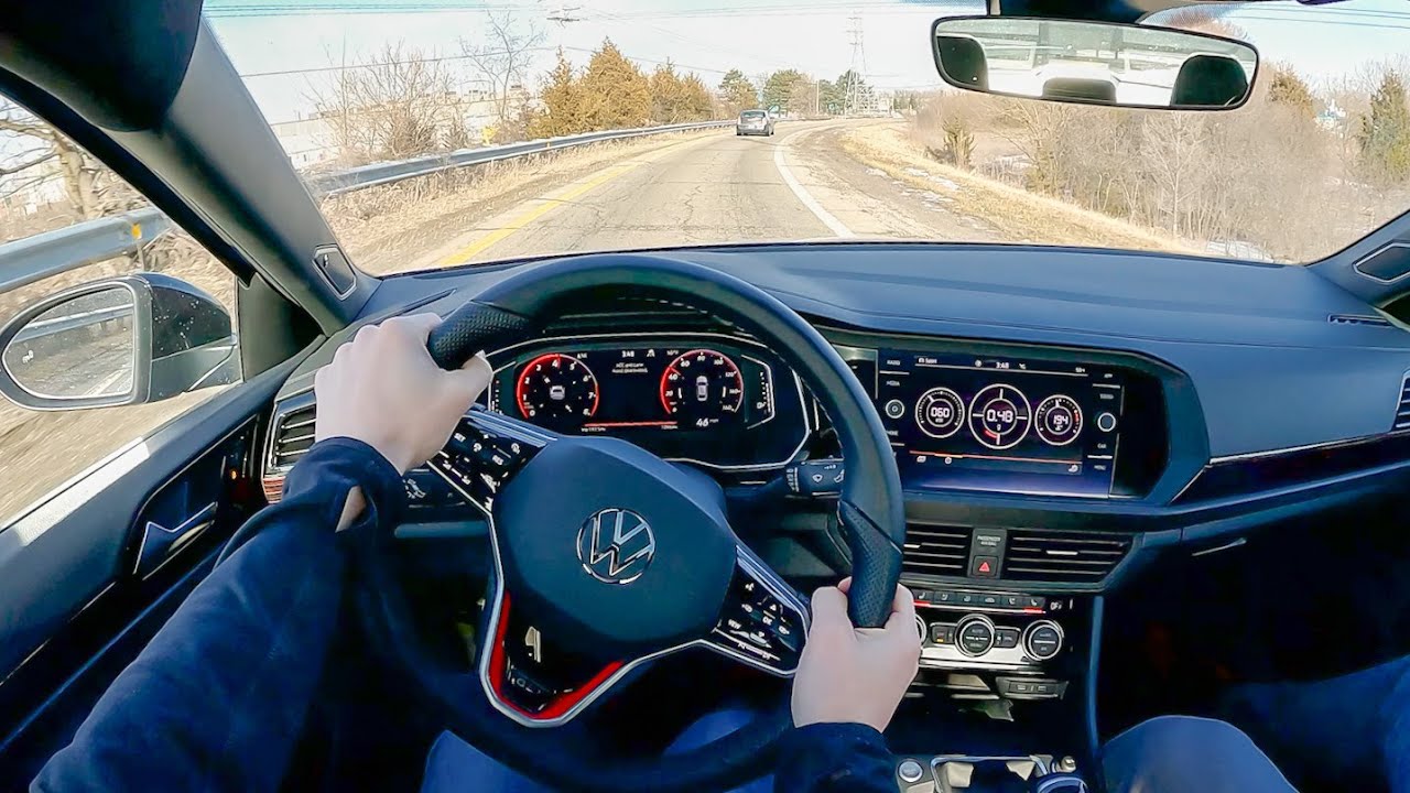 2022 Volkswagen Jetta GLI Autobahn 6MT  - POV Test Drive (Binaural Audio)