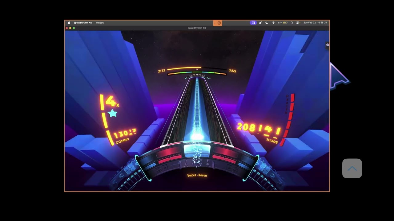 Spin Rhythm XD Ep. 1773: Koven - Voices. 363K score. Level 1673.