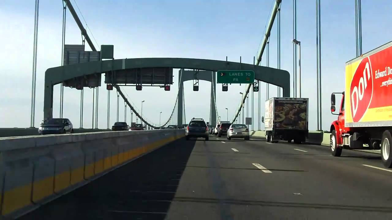 Walt Whitman Bridge westbound