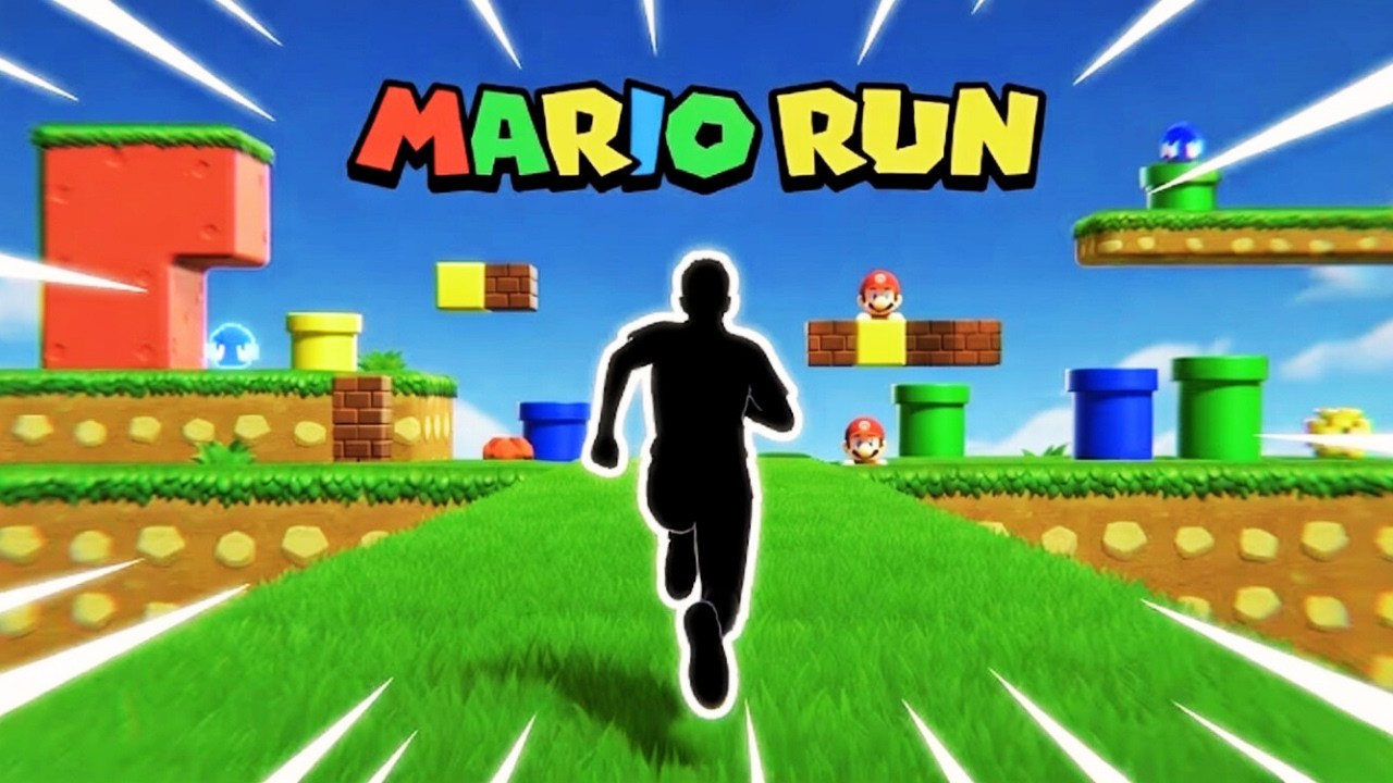 SUPER MARIO RUN Immersive Interactive Warm Up 🍄 | Level UP Parkour | Viral Interactive Game