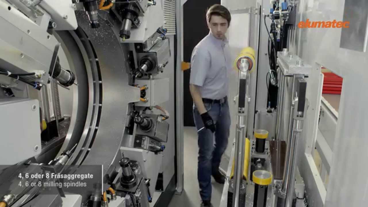 SBZ 628 - Stabbearbeitungszentrum Bearbeitungsstation/machining station (2015) - elumatec AG