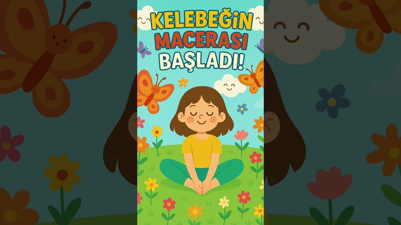Kelebeğin Macerası Başladı! 🦋 | &Ccedil;ocuklar İ&ccedil;in Eğlenceli Yoga Pozları