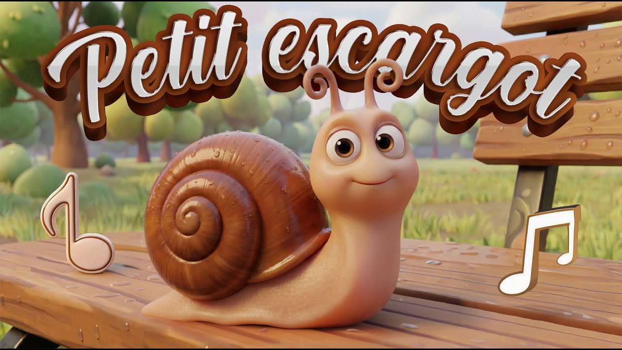 Petit Escargot Dans Sa Maisonette 🐌 | Karaoké & Chanson à Chanter pour Enfant