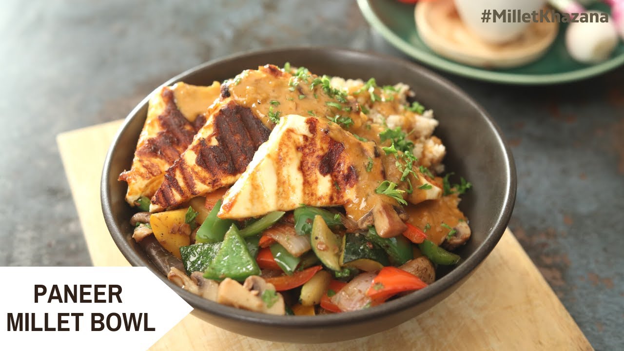 Sriracha Paneer Millet Bowl | सिराचा पनीर मिलेट बाउल | #MilletKhazana | Sanjeev Kapoor Khazana