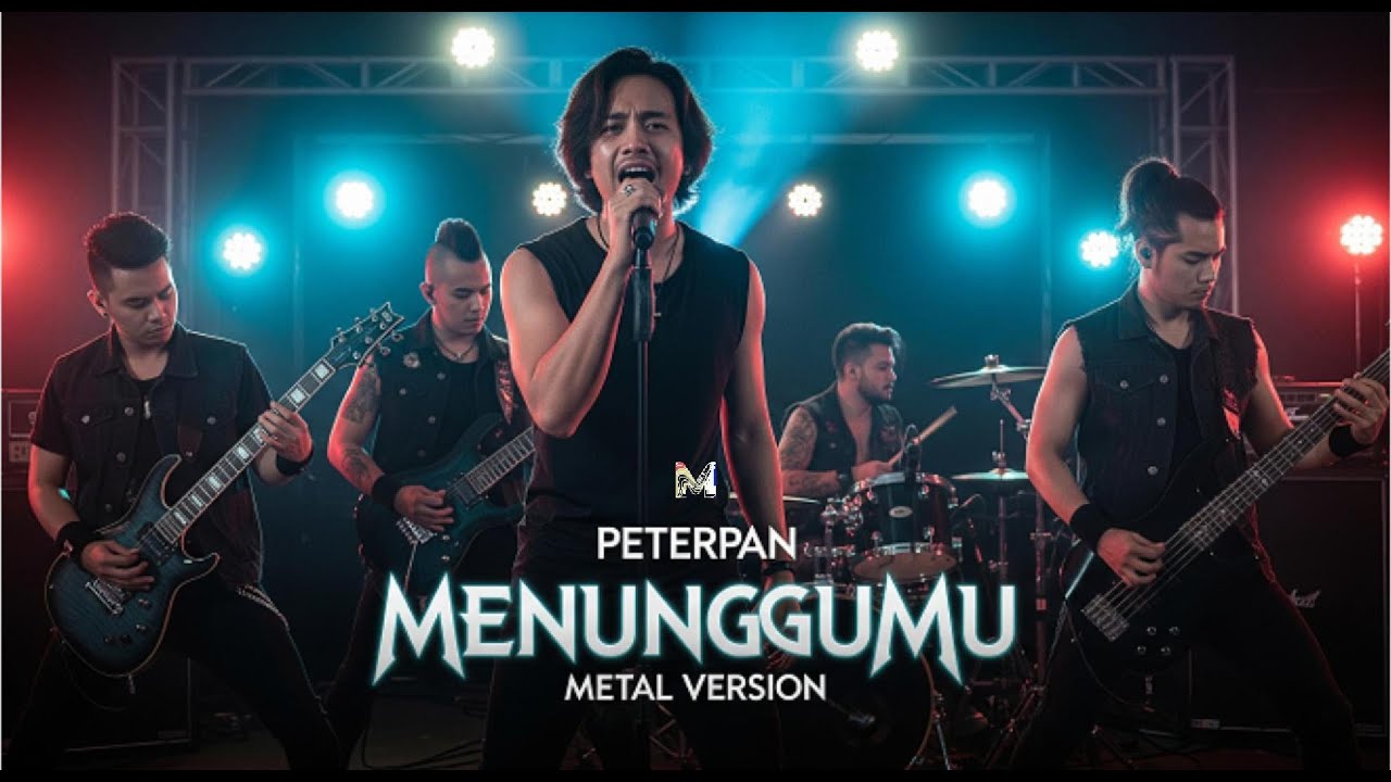 Rindu yang Meledak: Menunggumu - Peterpan | METAL VERSION | Lyric Video