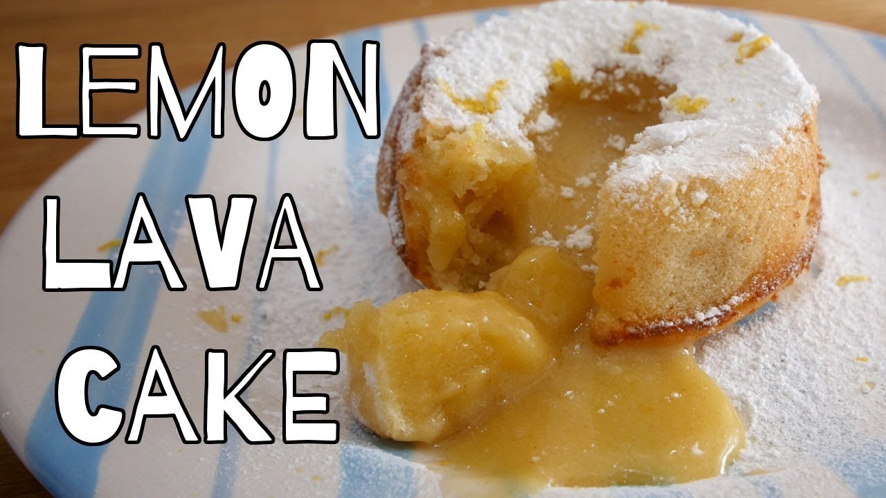 LEMON LAVA CAKE RECIPE