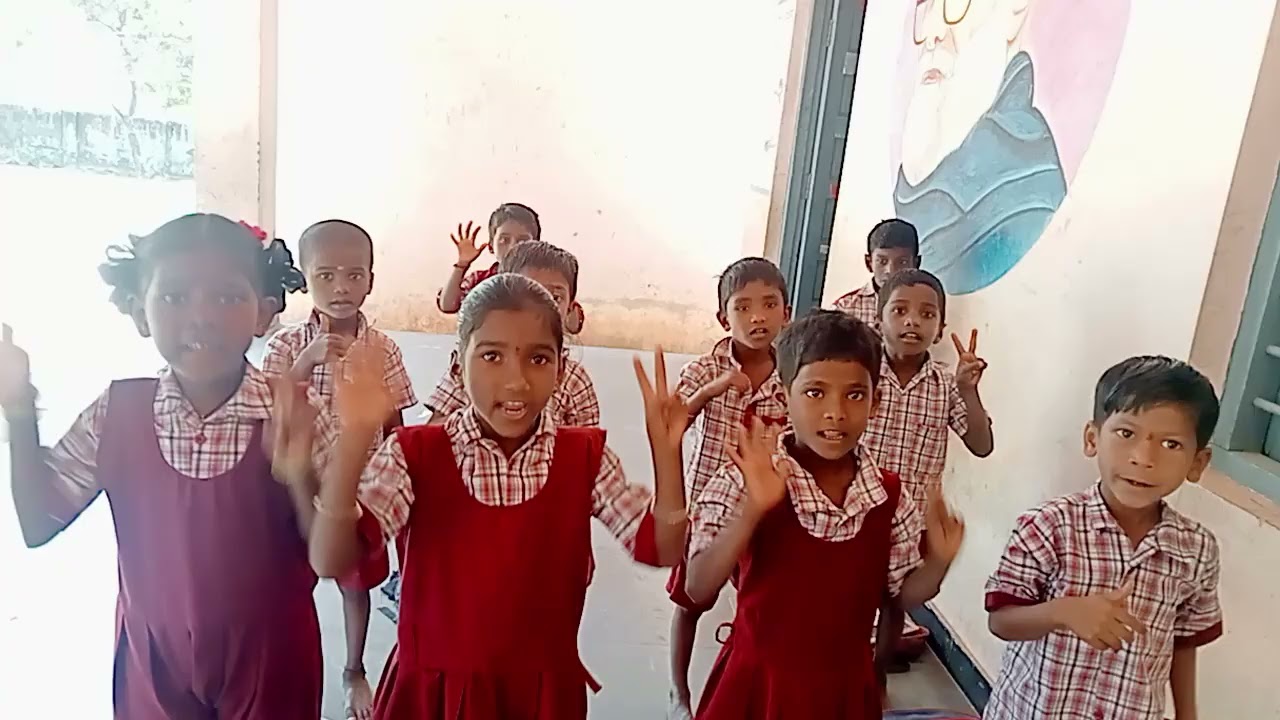 1వ తరగతి కాకరకాయ గేయం#school #trending #dance #reading #