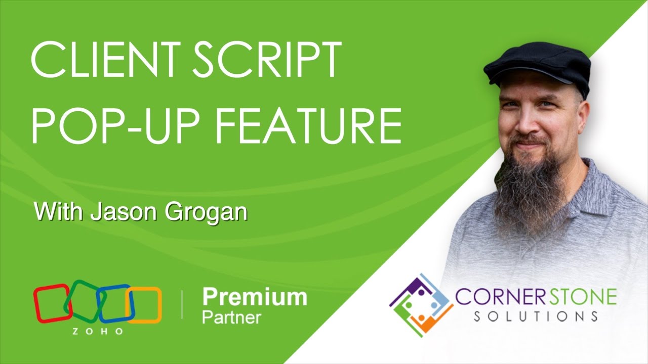 Client Script Popups in Zoho CRM