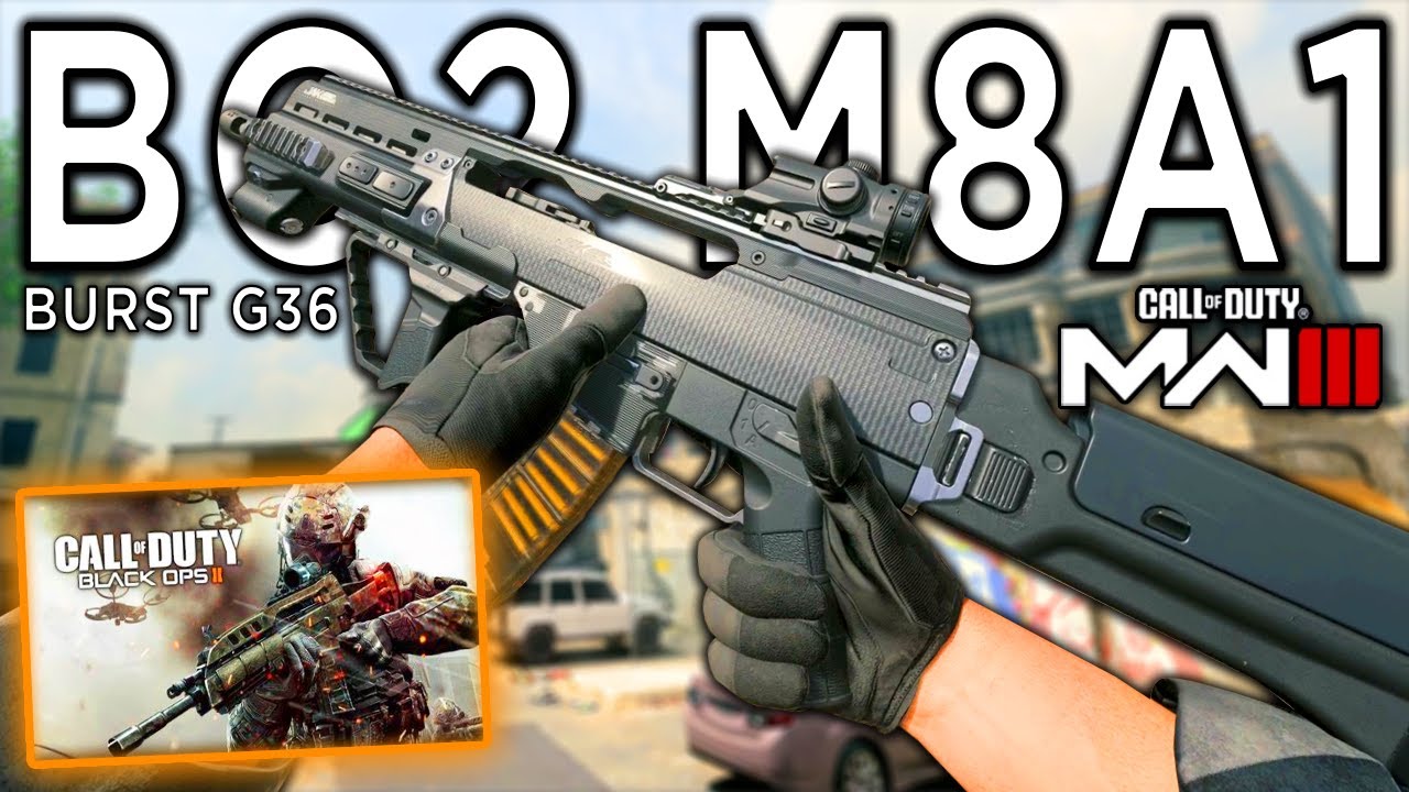 Black Ops 2 M8A1 is Back - 4 Rounds Burst G36 (Holger-556) - Modern Warfare 3 Multiplayer Gameplay