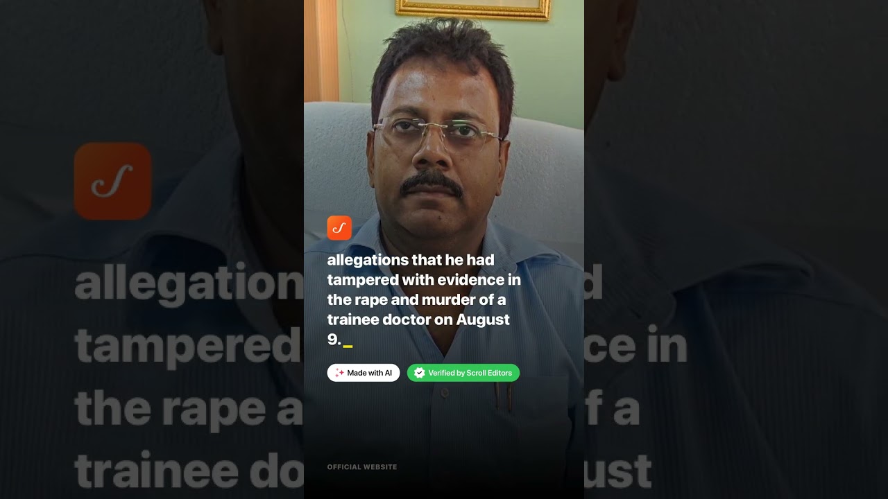 Kolkata rape and murder: Medical college&rsquo;s ex-principal held for allegedly tampering with evidence