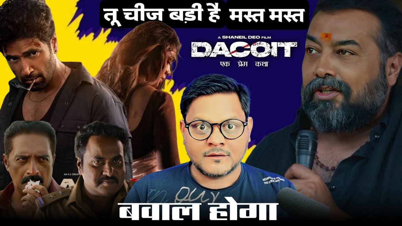 DACOIT Teaser Review | Adivi Sesh | Mrunal Thakur | Anurag Kashyap | Prkash Raj | Jhand G 