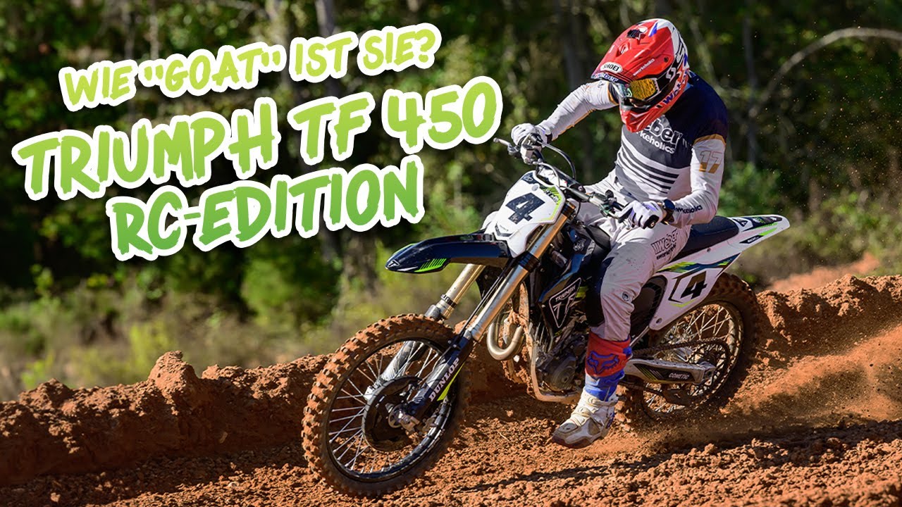 Test: Triumph TF 450 Ricky Carmichael Edition 2025 - alles zum Motocross 