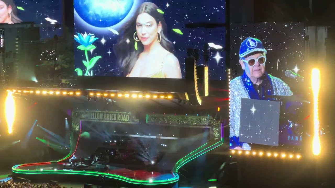 Elton John - Cold Heart with Dua Lipa - Farewell Yellow Brick Road Tour Dodger Stadium 11/17/22