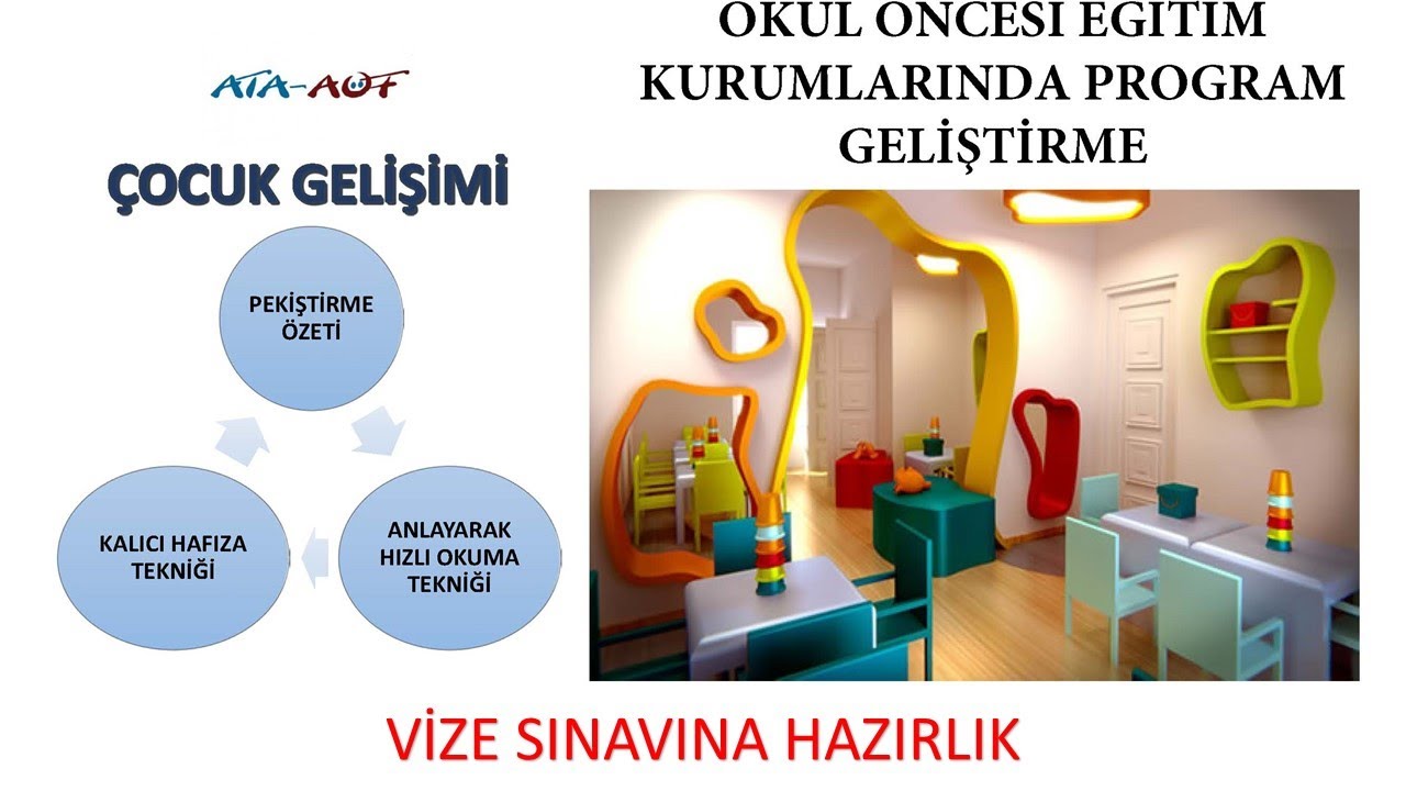 Okul Öncesi Eğitim Kurumlarında Program Geliştirme (Vize Sınavına Hazırlık)