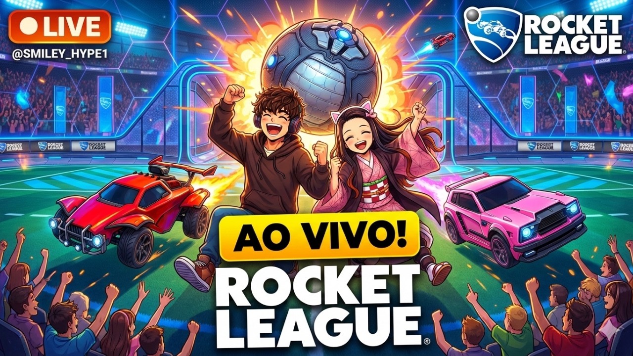 ROCKET LEAGUE: JOGANDO COM INSCRITOS E FAZENDO A FESTA NA ARENA! 🎉