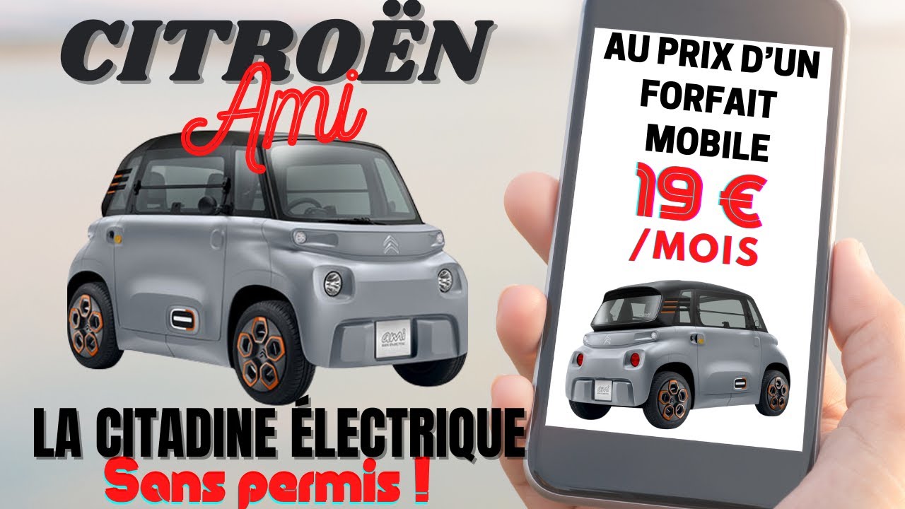 Essai Citroën AMI : la voiture électrique sans permis au prix d’un forfait mobile (le futur?)