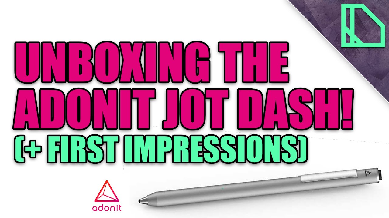 Best Android Stylus - Unboxing the Adonit Jot Dash