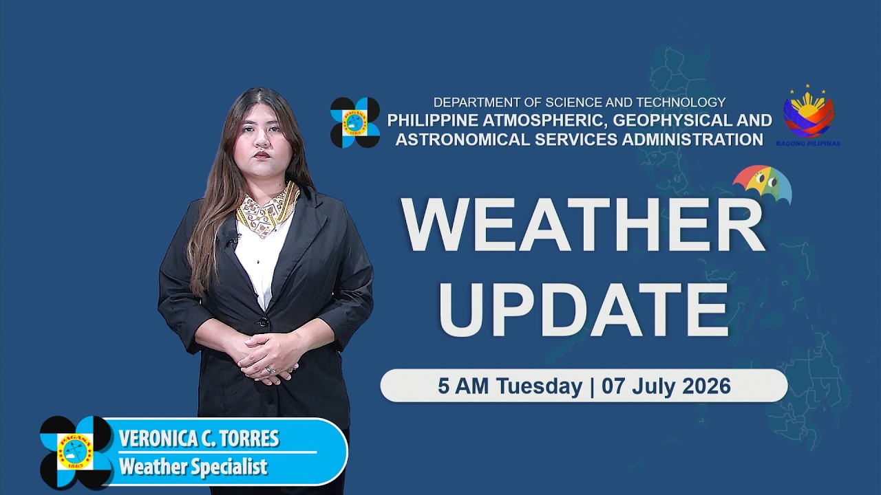 Public Weather Forecast issued at 5:00 AM | July 07, 2026 - Tuesday
