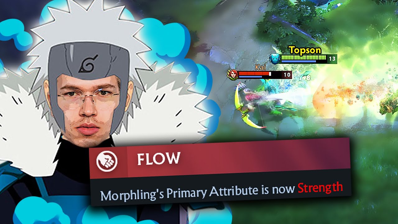 How Topson plays the NEW MORPHLING MID...🌊