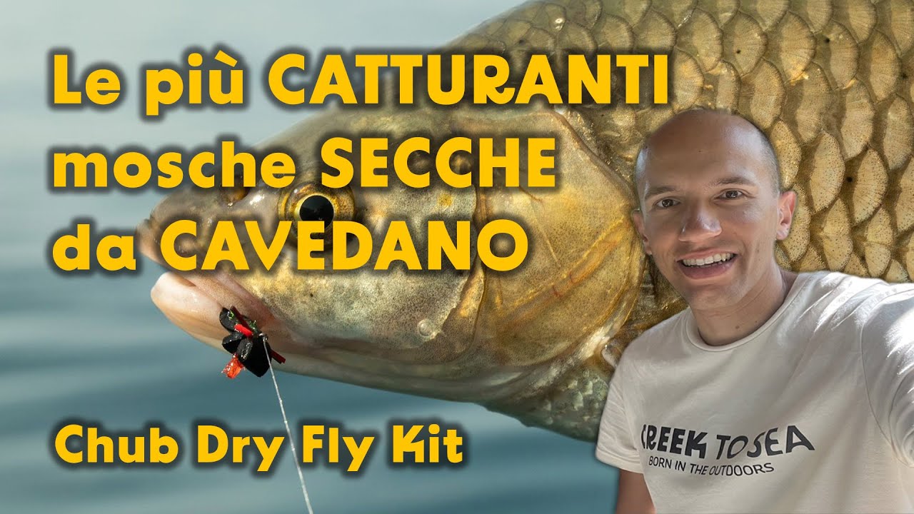 Le più CATTURANTI mosche SECCHE da CAVEDANO presentazione Chub Dry Fly Kit