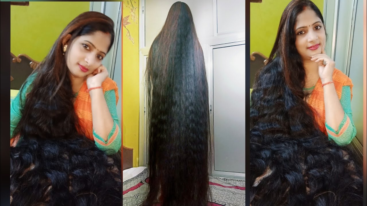 Slow motion hair drop.