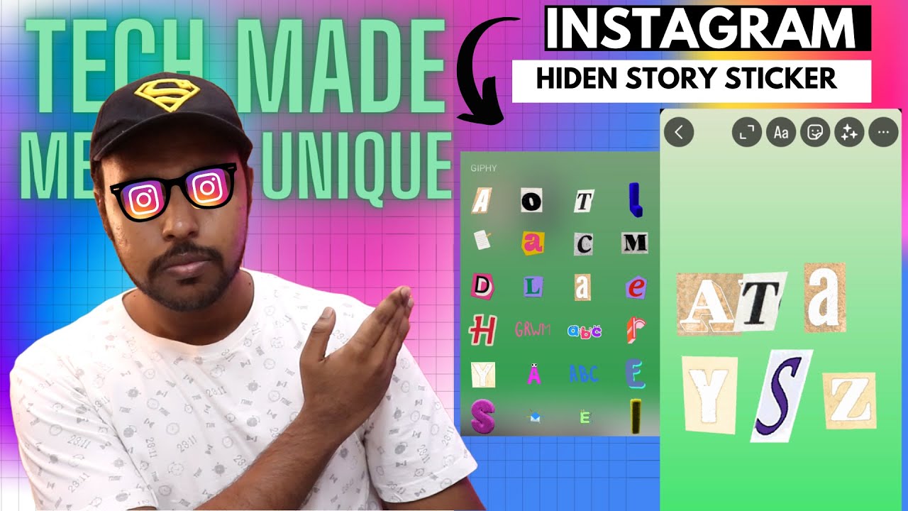 Instagram letter font | Instagram hidden story sticker | Instagram story ideas | Part 35