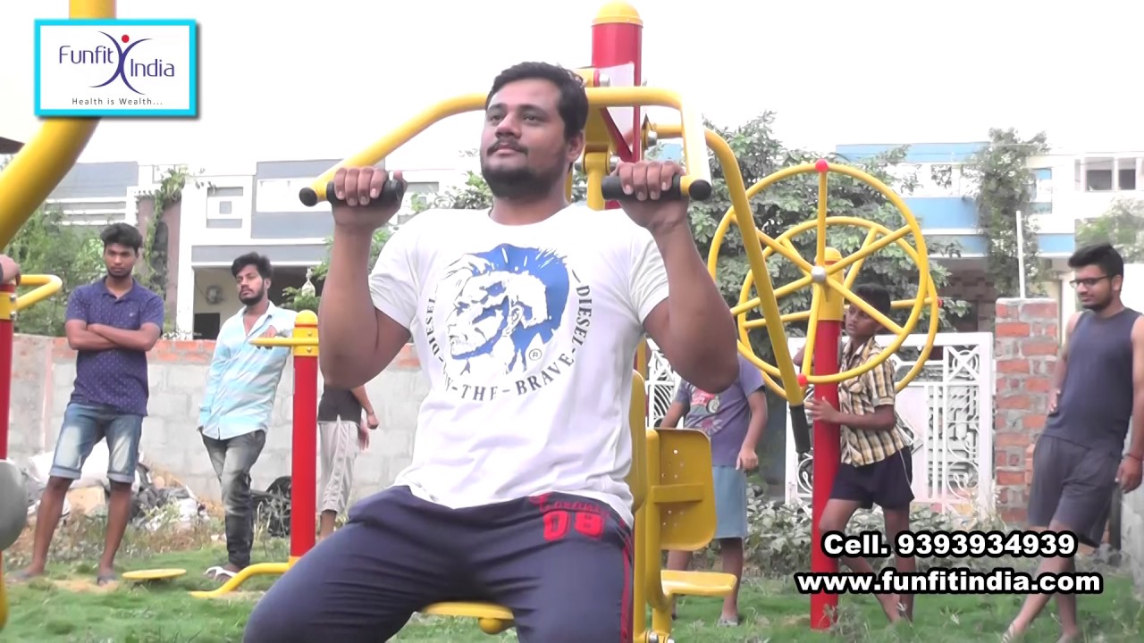 Outdoor and indoor gym equipments by funfit india