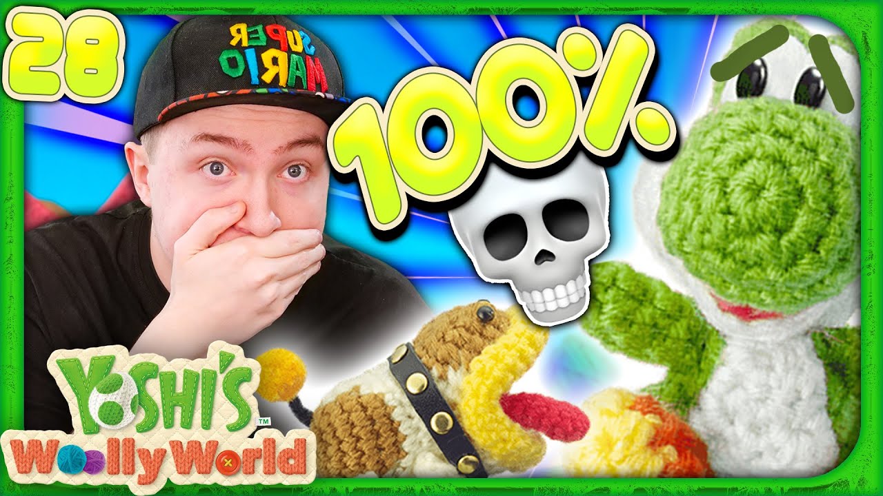 Nochmal KOMPLETTE VERZWEIFLUNG für die 100%! | Yoshi's Woolly World #28 [ENDE]