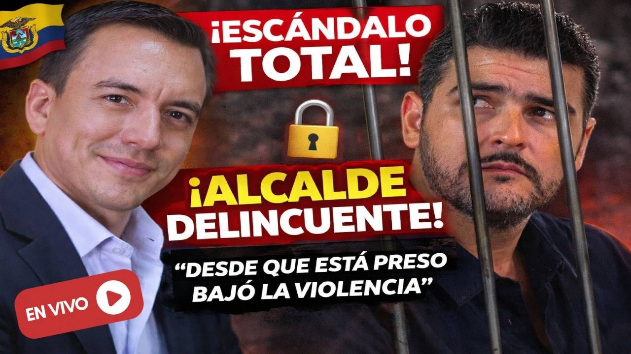 EN VIVO: Noboa llama “delincuente” a Aquiles Álvarez — “Desde que está preso bajó la violencia”