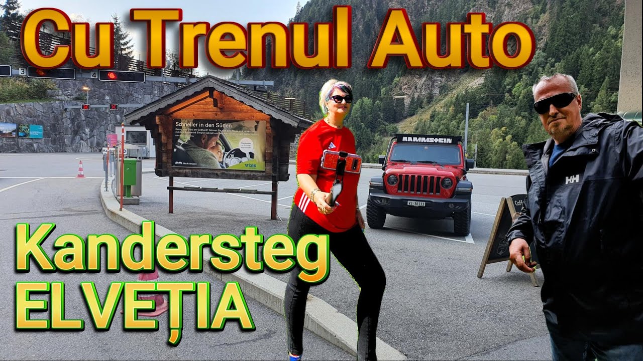 Călătorie cu Trenul Auto din Kandersteg Către Goppenstein - Lauterbrunnen - Elveția ❗