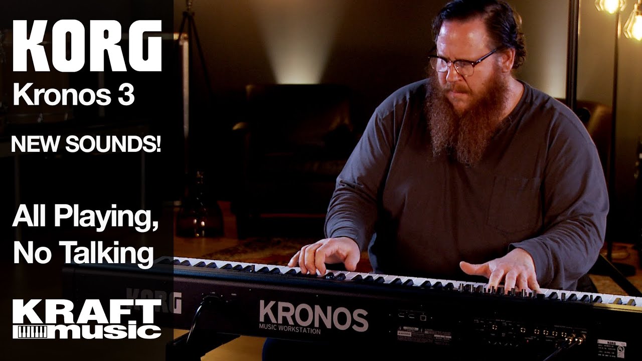 Korg Kronos 3 NEW SOUNDS! - All Playing, No Talking