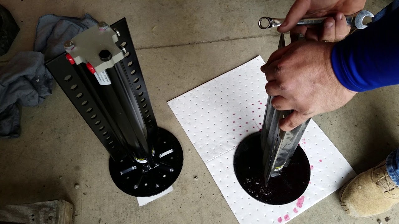 Changing Lippert (LCI) Hydraulic Leveling Jack