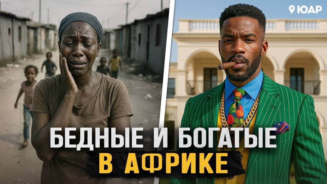ЮАР - сутки в самых адских трущобах мира. Жизнь без еды, нищета, золото и африканские магнаты