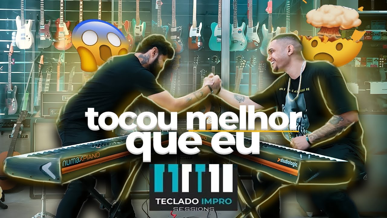 FUI NO AMAZONAS GRAVAR COM UM ALUNO E ME SURPREENDI #TecladoImproSessions #Breno