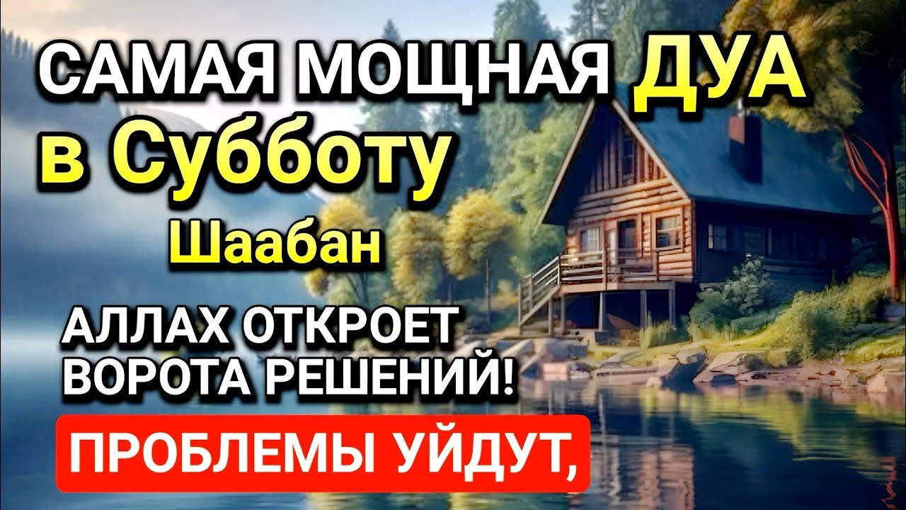 Самая сильная дуа в Субботу ! Ризк, богатство, успех, счастье!