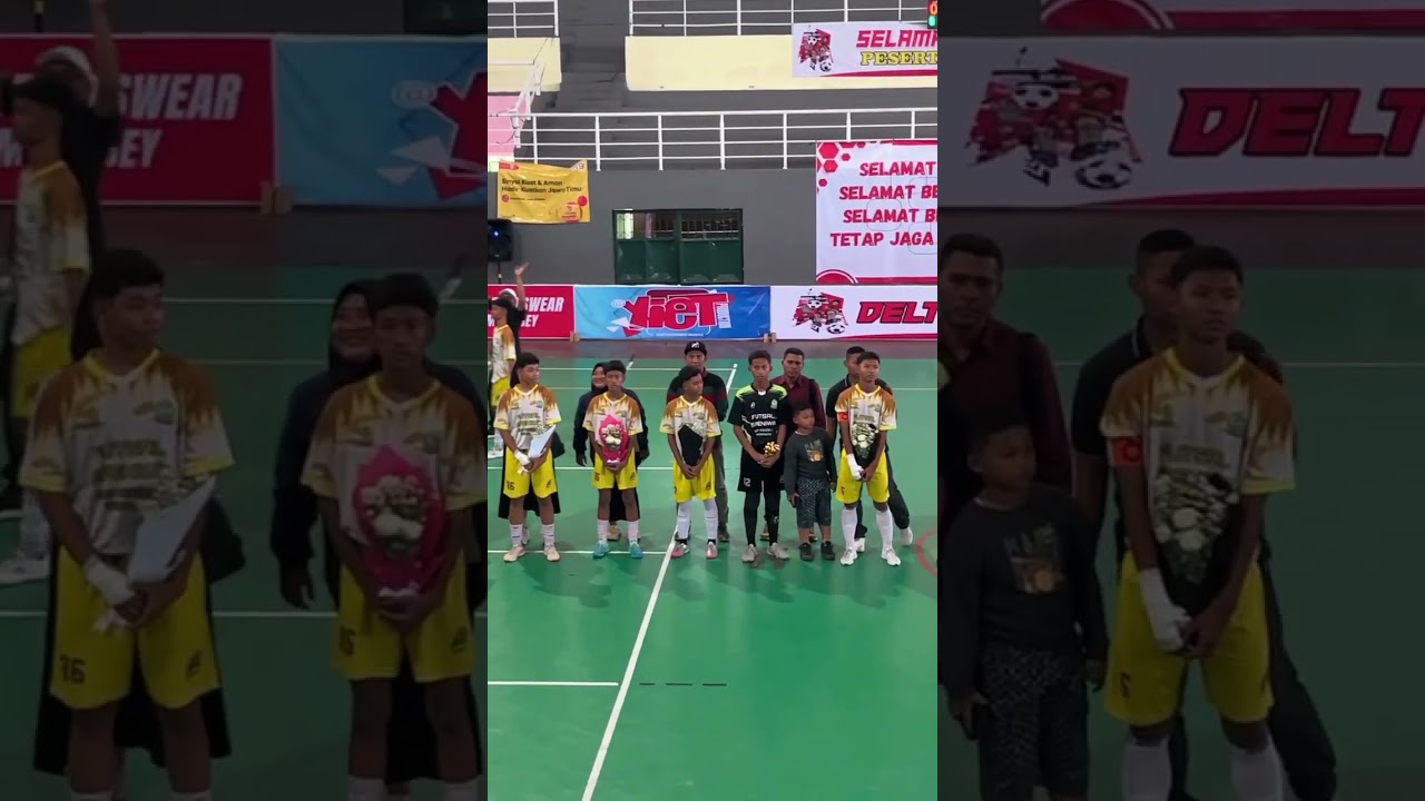 Selamat, tim Futsal SMP negeri 1 Wonoayu meraih juara 1 turnamen Delta Cup antar SMP se Sidoarjo