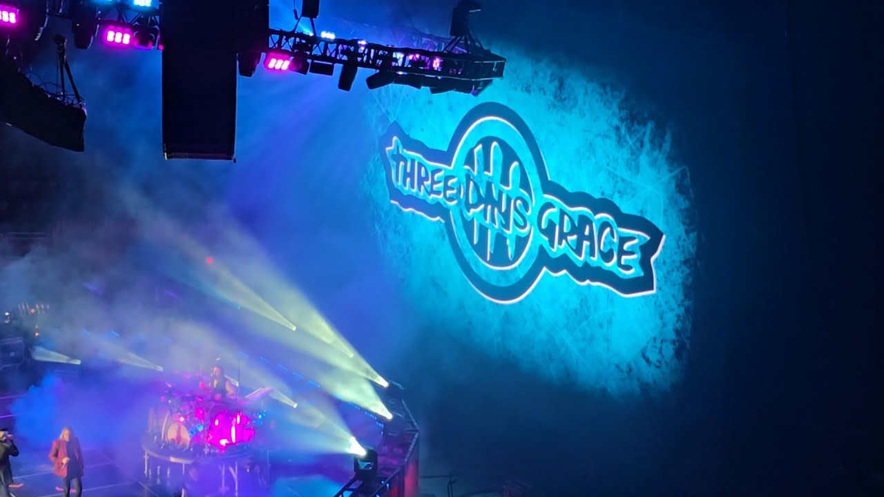 Three Days Grace - Giant Center - 3/1/26 - Never Too Late & Riot.  End of Show