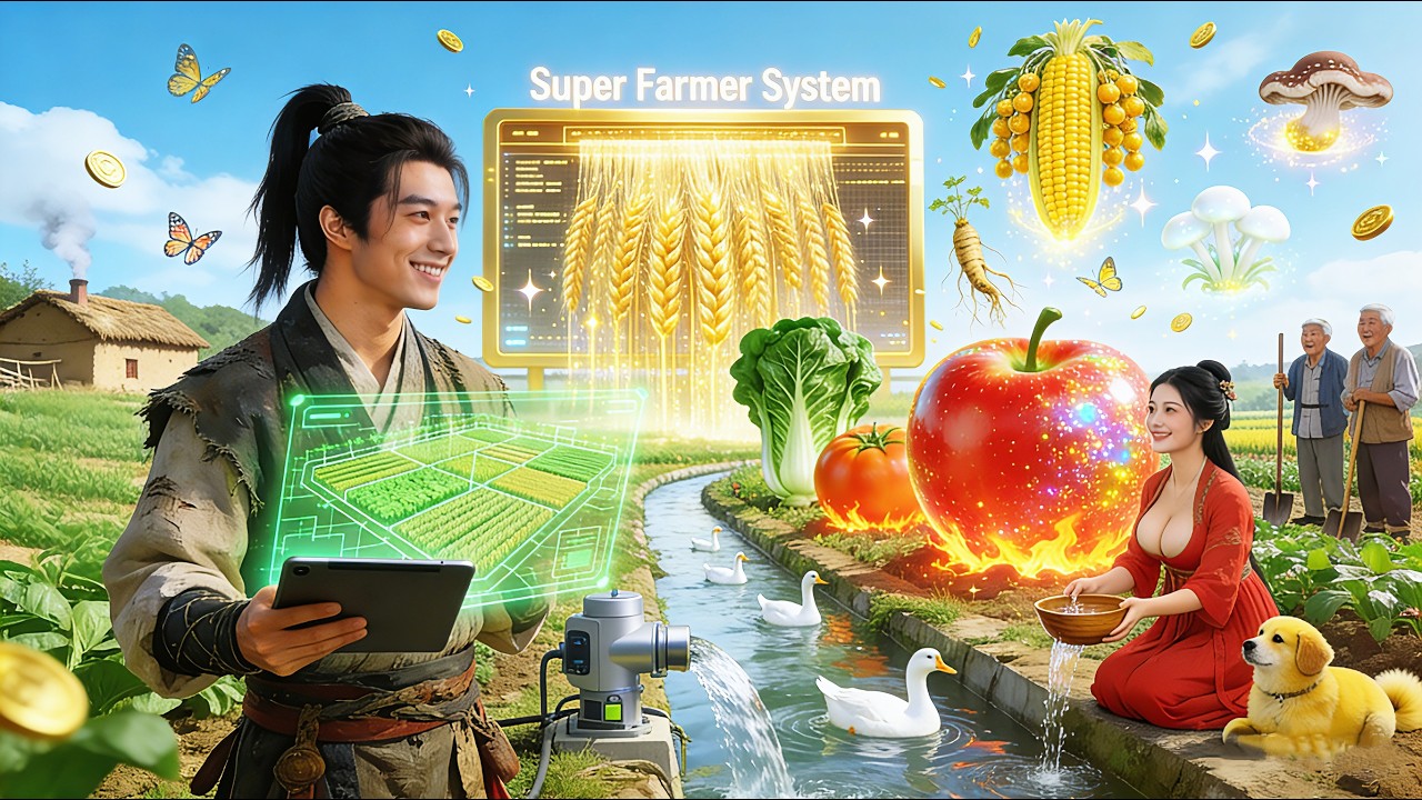 انتقلت لعالم آخر، وحصلت على نظام مزارع خارق، فأغنيت القرية، وأحببتني زرقة القرية.