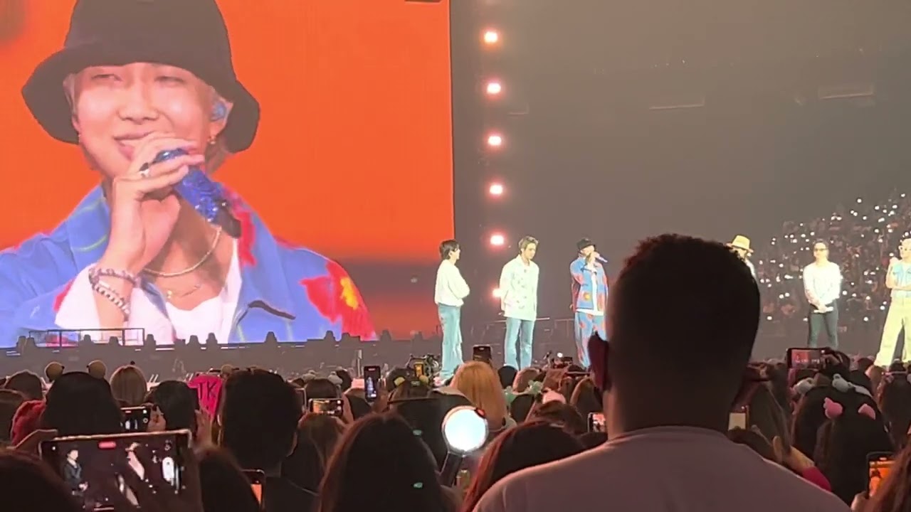 BTS Day 4 - RM Full Ending Ment - Las Vegas 