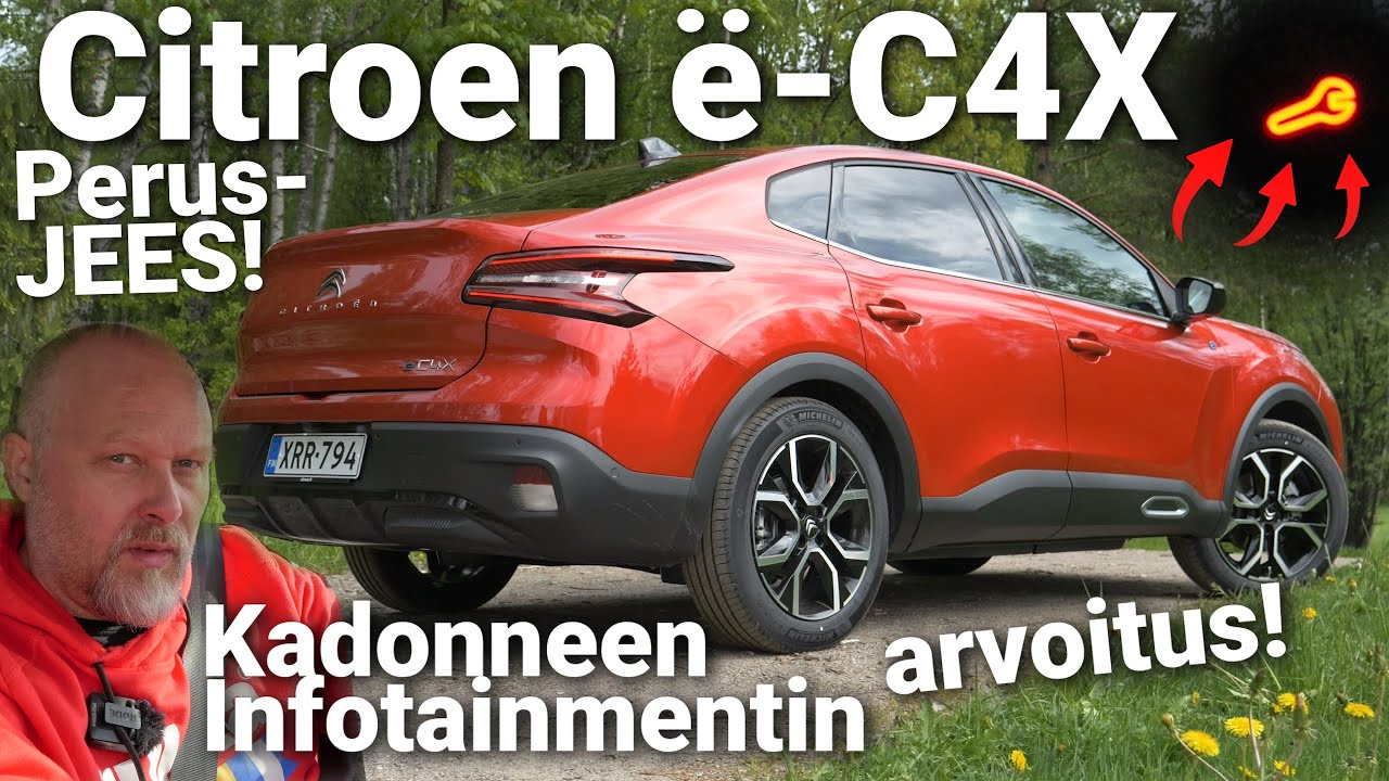 368. Citroën ë-C4 X, asiallinen perusauto ja kadonneen tietoviidejärjestelmän arvoitus!