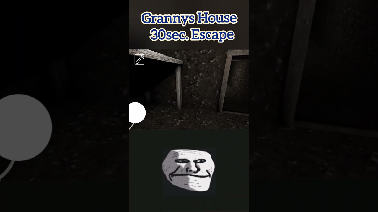 Granny! 30sec escape for house!😱😱