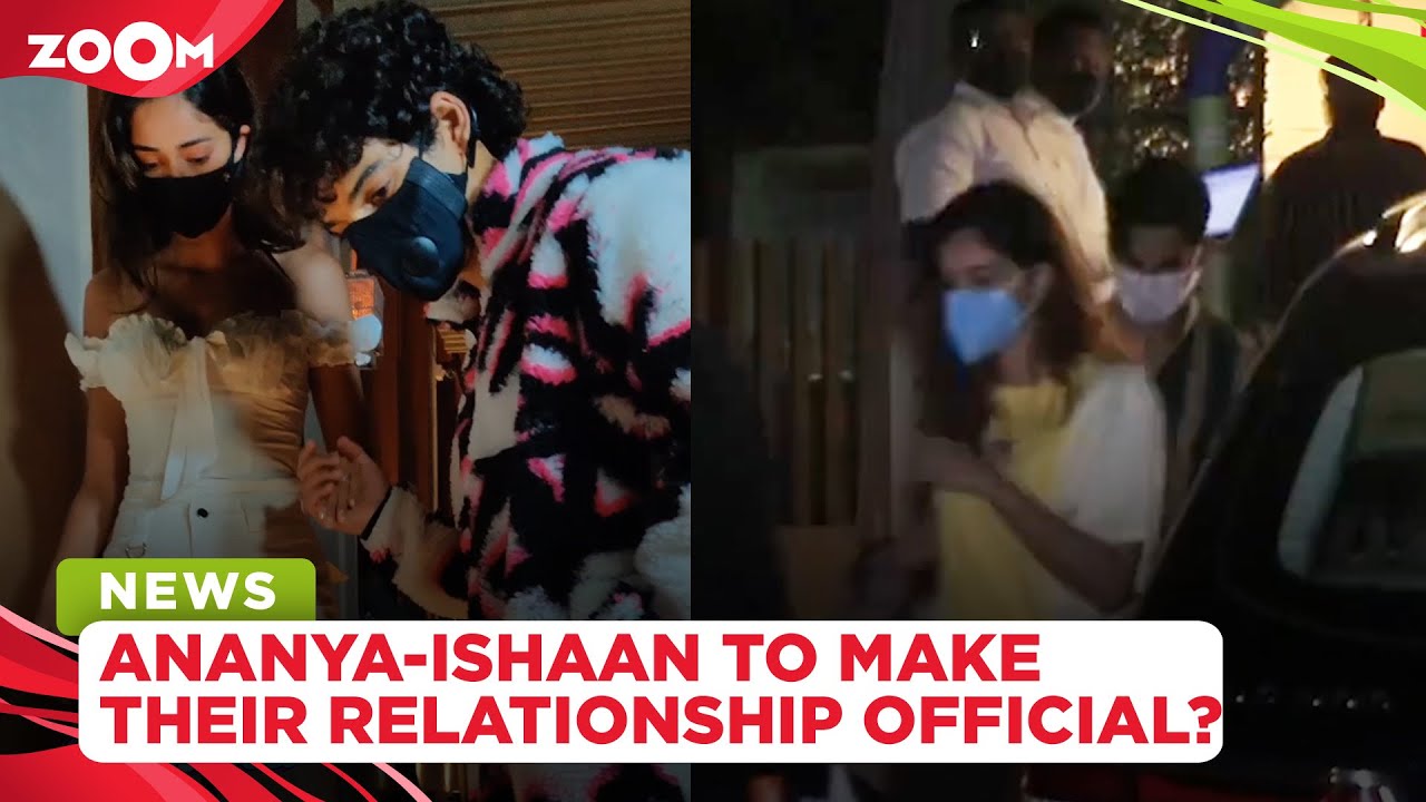 Ananya Panday & Ishaan Khatter visit Shahid Kapoor, the rumoured couple to soon make it official?