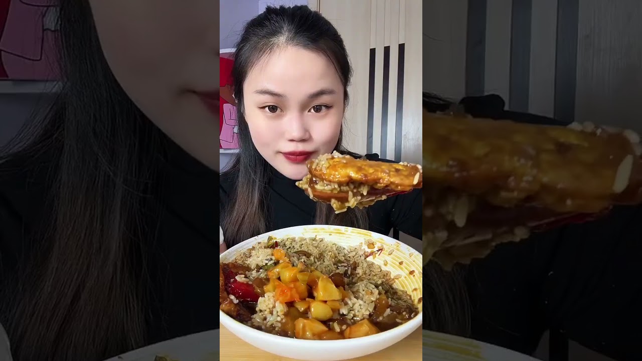 吃炒面 Mukbang Chinese Food and Eating Sound #035