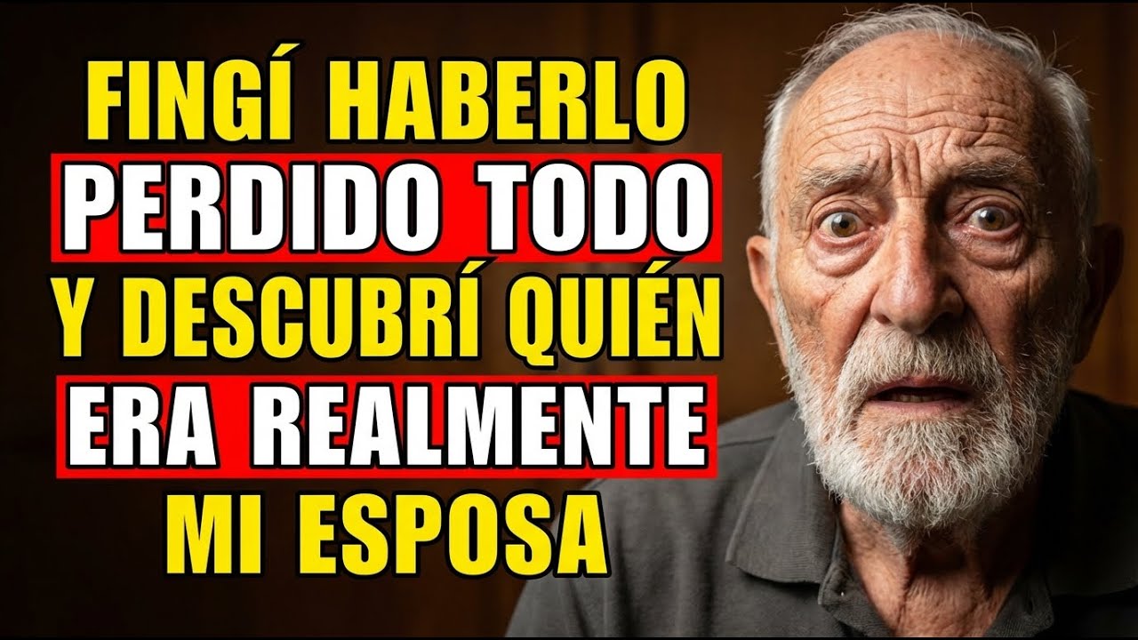 Fingí que lo había perdido todo… y descubrí quién era realmente mi esposa