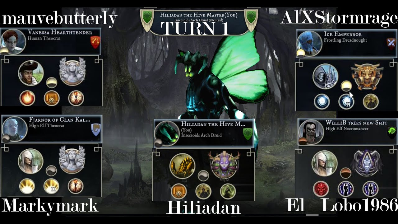 T1 - AoW3 End of Days 2 game (commented)