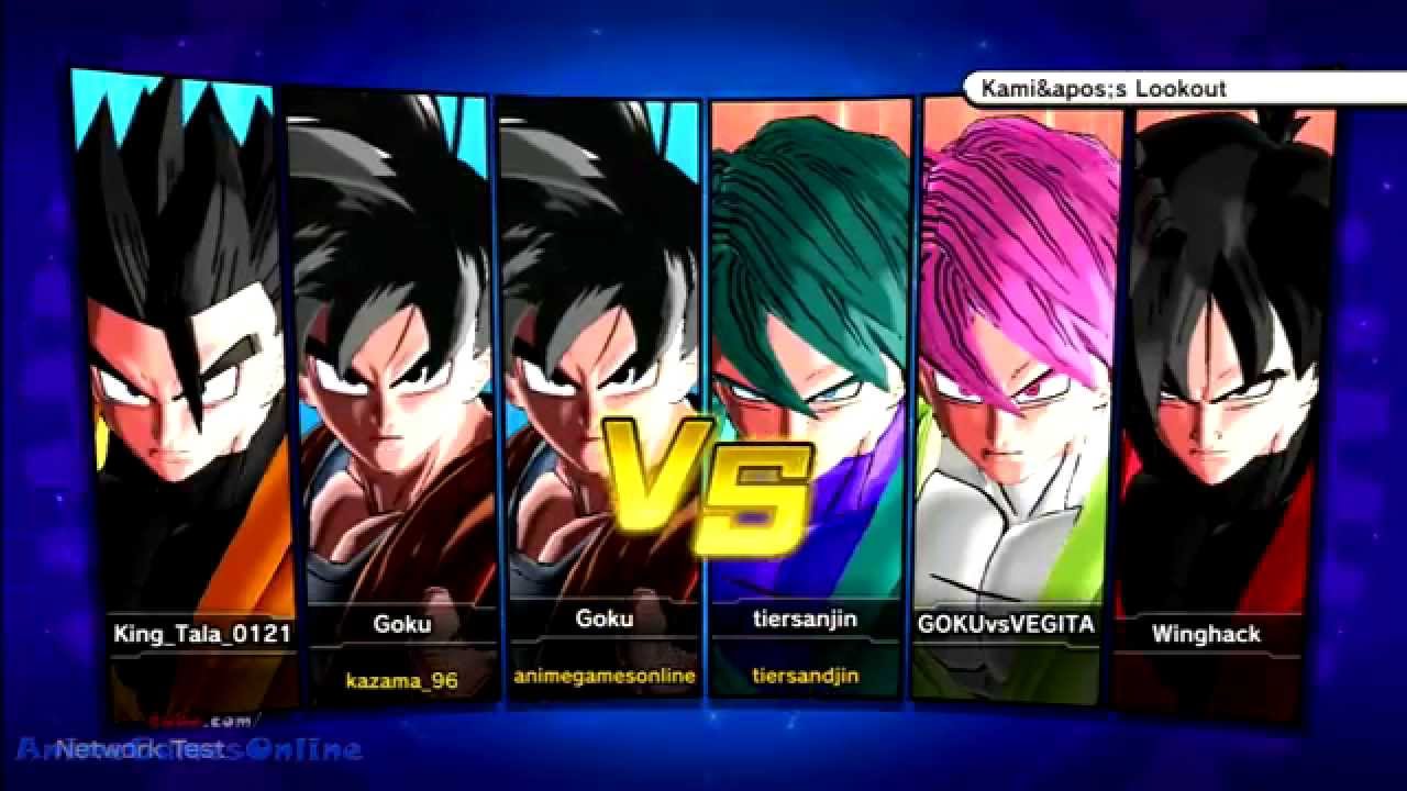 Dragon Ball Xenoverse 3-vs-3 Online All BETA Characters (English)