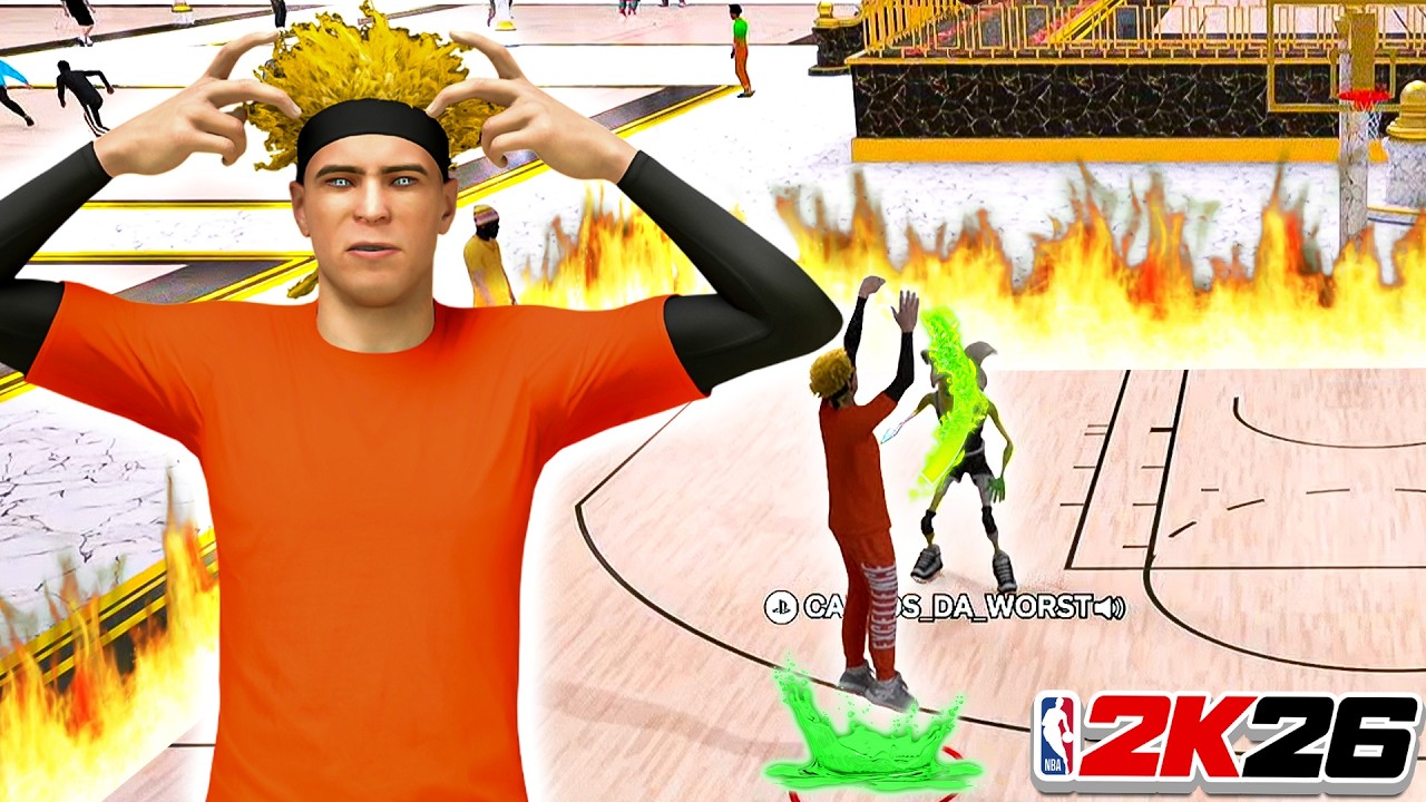 NARUTO BLITZES COMP STAGE COURT w/MY 6'9 ISO GUARD ON NBA2K26!