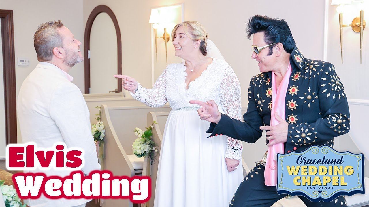 Claire & Jamie's Elvis Wedding in Las Vegas | Graceland Chapel